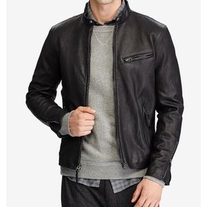 Polo Ralph Lauren Cafe Racer Leather Jacket